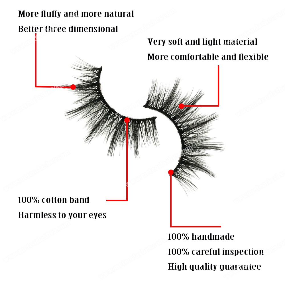 Fabricants d'extensions de cils bruns à bas prix en Chine