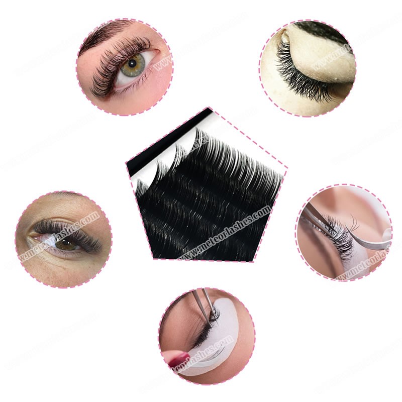 China Customized Classic Hybrid Volume Lashes suppliers