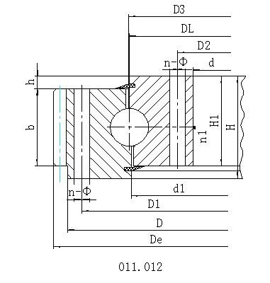 External Gear slewing bear Series 01