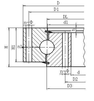 Non Gear Slewing Bearing