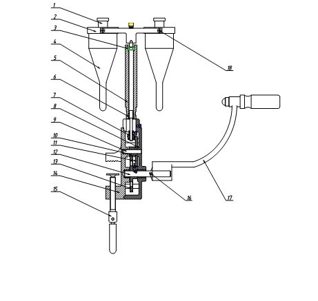 Model Centrifuge Dikendalikan Tangan SY-5