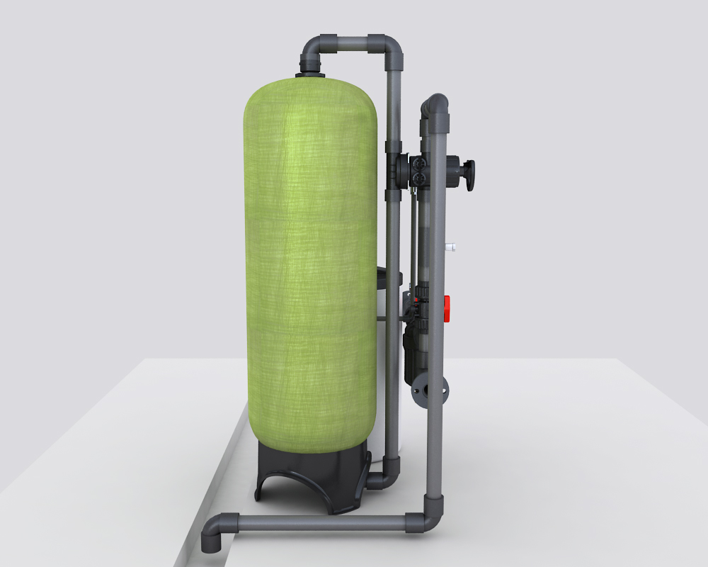 Βιομηχανικός εξοπλισμός Δεξαμενή πίεσης FRP για φίλτρο νερού