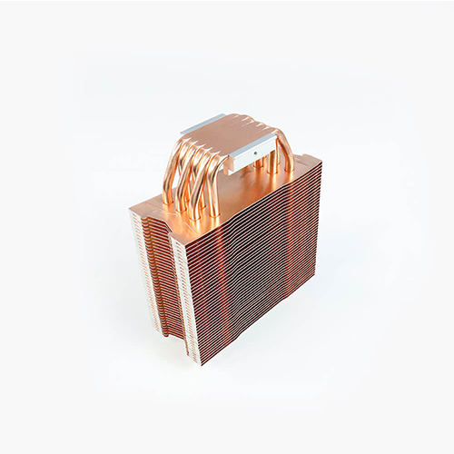 New technology Copper and aluminum combined fins CPU heat sink for computer