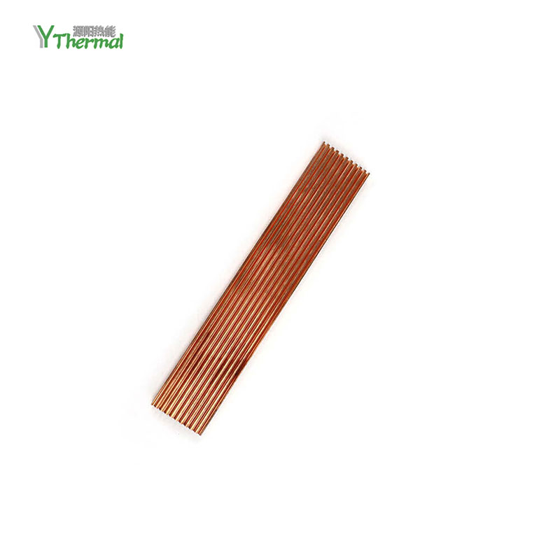 Copper Folded Fin Heat Sink for Various Shapes