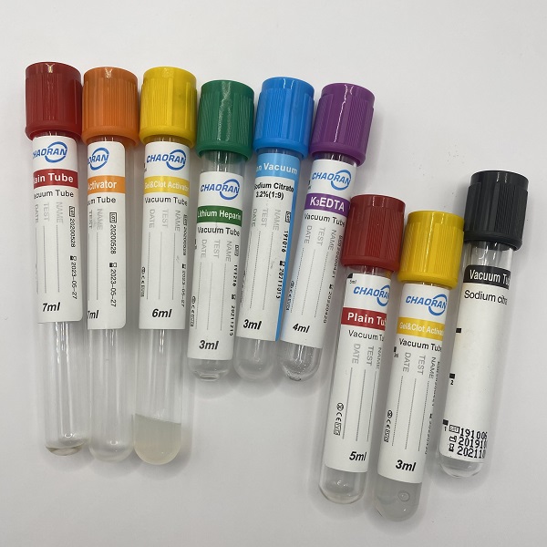Disposable Red Cap Vacuum Blood Collection Tube Plain Tube No Additive Tube
