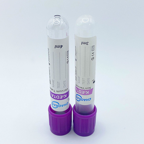 The Feature Of Purple Cap Vacutainer Vacuum EDTA Blood Test Tube
