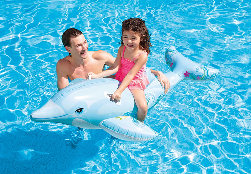 Dolphin Ride-on pool inflatables