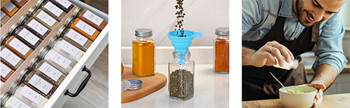16 oz Glass Spice Jars