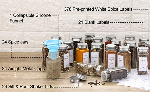 Small Airtight Spice Jars Manufacturer Factory, Supplier