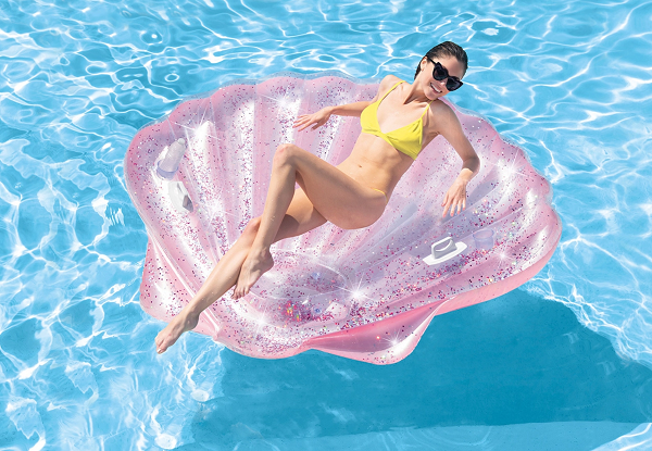 Seashell Inflatable Pool Island Float